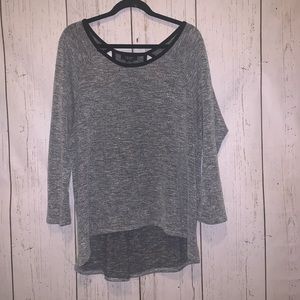 DEB Grey Tunic Cut Out Shirt 3X